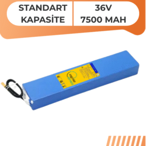 Zoom ZM200 36V 7.5Ah Batarya | PowerXtra Hücreli 12C Değerli Özel Üretim Scooter Bataryası