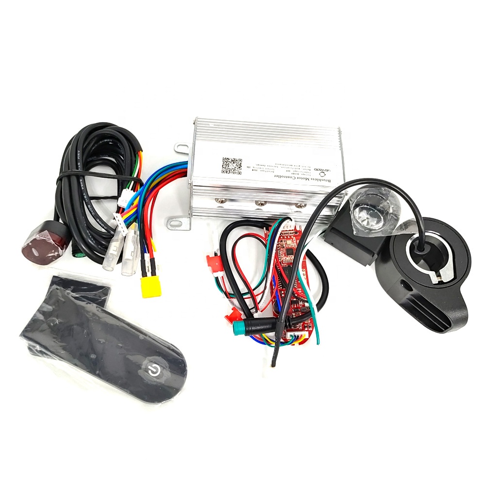 350W 36V Yükseltilmiş Kontrol Seti | Xiaomi M365 / Pro / Pro2 Uyumlu | LCD Gösterge + Gaz + Fren + Anakart - Görsel 2
